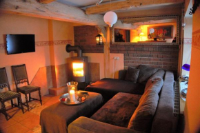 Altes Landhaus Oste, Klavier Appartement, Sommer kühl, Winter mit Kamin